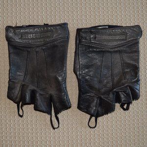 Harley Davidson Mens Fingerless Gloves